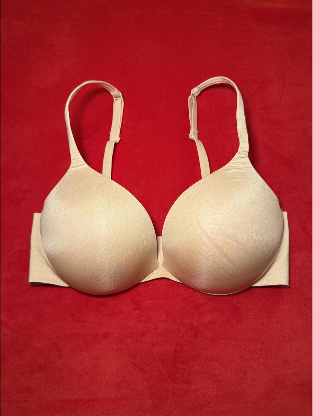 NWOT Skims Ultimate Push Up Plunge Bra Color Sand Size 34D